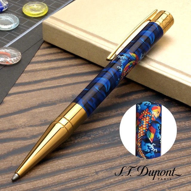 デュポン エス・テー・デュポン ボールペン D-イニシャル コイフィッシュ KOIFISH 265005 S.T Dupont かっこいい