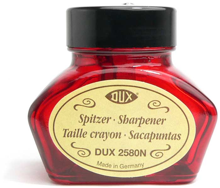 【11/30は最大P5倍!】 DUX 鉛筆削り インクボトル型シャープナー DX-2580RO レッド 冬ギフト クリスマス
