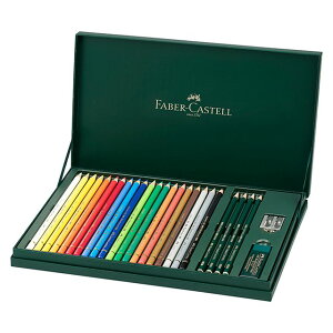 ファーバーカステル　色鉛筆　ポリクロモス色鉛筆+アクセサリーギフトセット 210051 FABER CASTELL 色えんぴつ いろえんぴつ セット 画材アイテム 画材道具 ギフト プレゼント