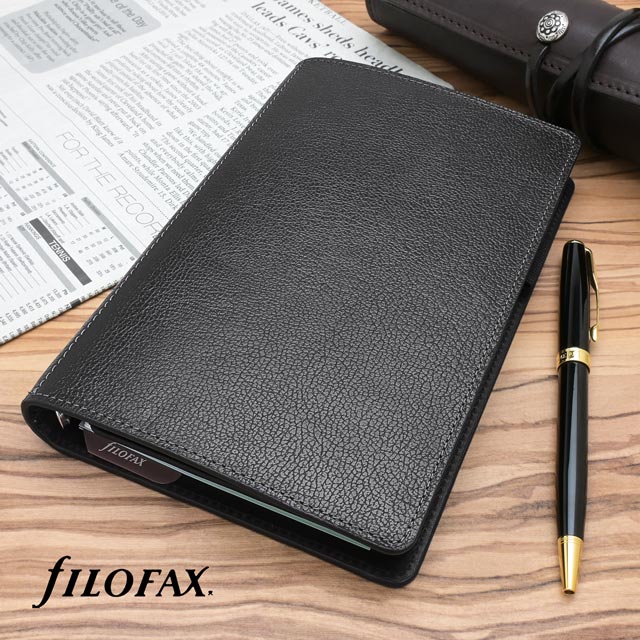 ファイロファックス コンパクトサイズ ヘリテージ システム手帳 026020 ブラック Filofax ファイロファクス 人気 冬ギフト クリスマス