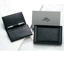 名入れ フィッシャー ビジネスセット WH400 (本革製名刺入れ+EF-400 クローム ボールペン)1010277 FISHER プレゼント 男性 女性 誕...