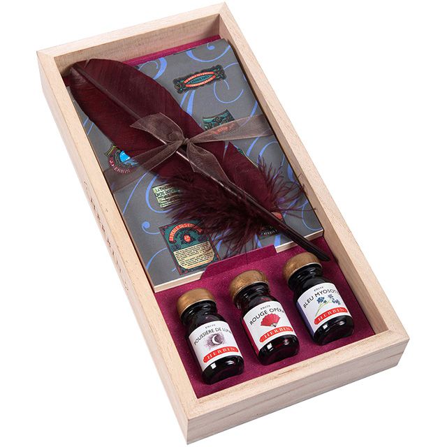 エルバン ヴィンテージウッドコフレ hb27504 HERBIN つけペン インク 冬ギフト クリスマス