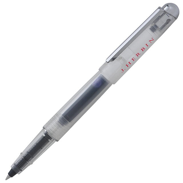エルバン ボールペン 名入れ エルバン インクローラーボール ボールペン カートリッジインク用ペン HB-PEN03 スケルトン