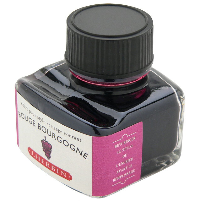 万年筆 インク エルバン ボトルインク トラディショナルインク 30ml HB13028 ブルゴーニュレッド 夏ギフト penroom-10016962 ペンハウス 万年筆・ボールペン サンプル画像2