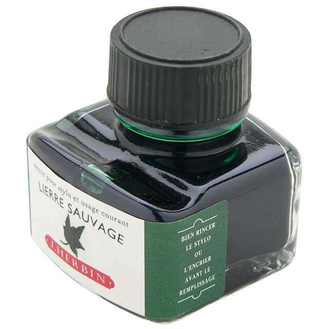 万年筆 インク エルバン ボトルインク トラディショナルインク30ml HB13037 アイビーグリーン 夏ギフト penroom-10012756 ペンハウス 万年筆・ボールペン サンプル画像2