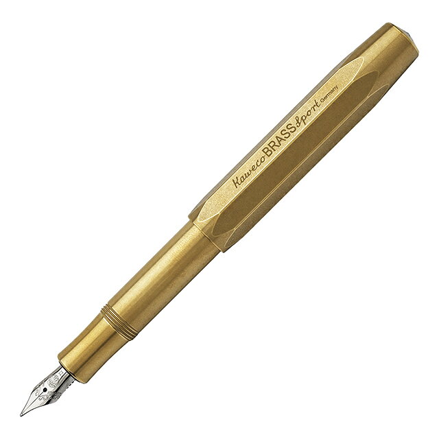 カヴェコ 万年筆 ブラススポーツ KAWECO Sport カヴェコ万年筆 名入れ プレゼント 真鍮 Brass 高級 男性 女性 夏ギフト penroom-10041669 ペンハウス 万年筆・ボールペン サンプル画像2