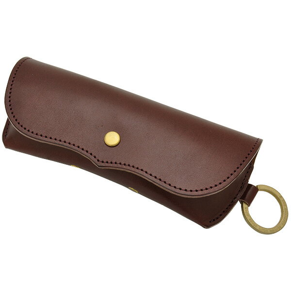 ケイシイズ プレート 眼鏡ケース KCD015K エンジ バレンタイン