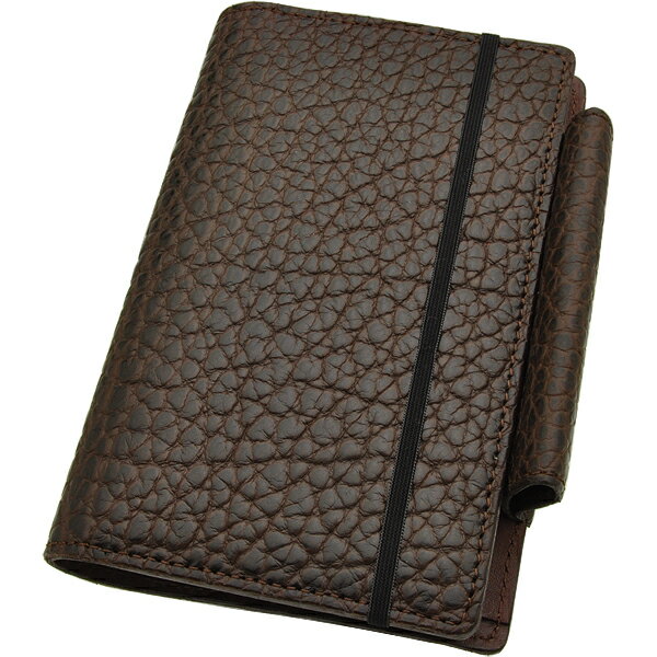 即日発送 Pent〈ペント〉 by ケイシイズ アメリカン バイソン モレスキン/ロイヒトトゥルムカバー ポケットサイズ用 チョコレート プレゼント 男性 女性...