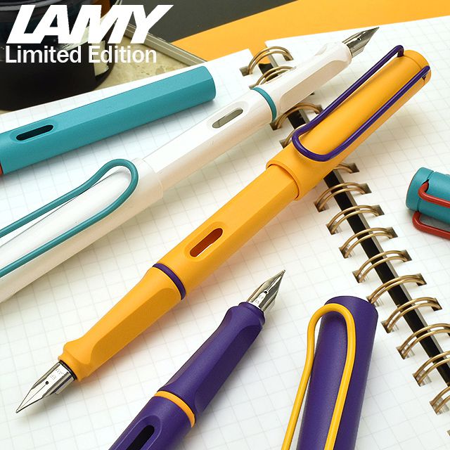 ラミー 名入れ 限定品 万年筆 サファリ カラークリップ LAMY 名入り プレゼント バレンタイン ギフト お祝い 記念品 誕生日