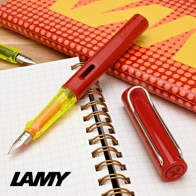 ラミーのアルスター 【5/20は最大P5倍！】LAMY ラミー 限定品 アルスター グロッシーレッド 万年筆セット L22SET-Fプレゼント