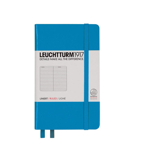 【5/15は最大P5倍！】【あす楽】LEUCHTTURM1917 ロイヒトトゥルム A6 横罫 アジュール 346689 LEUCHTTURM ノート ポケットサイズ