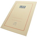 LIFE ライフ A5サイズ バーミリオン 7mm横罫 単品 N74