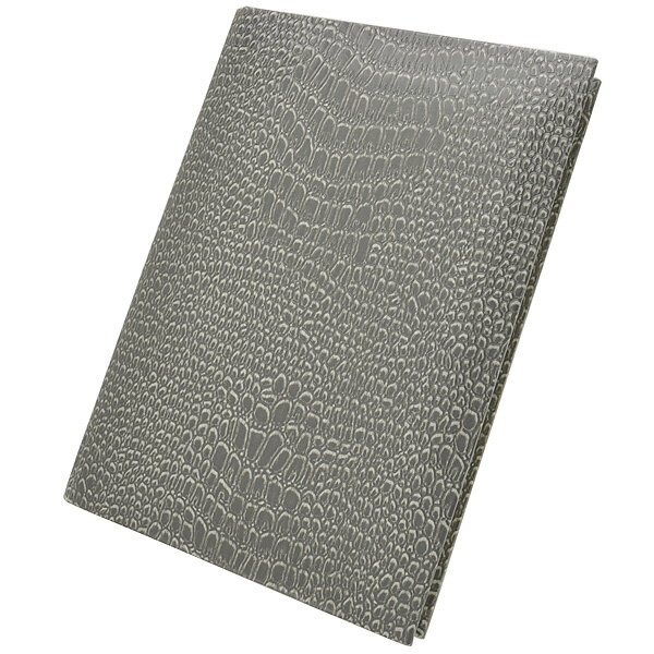 リンデン ノート ウルシック プレーンノート クロコ柄(グレー)CP-3 無地ノート 冬ギフト クリスマス