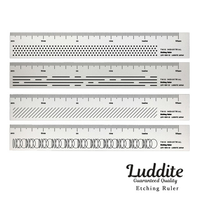 【11/30は最大P5倍!】 即日発送 【メール便】ラダイト 定規 THIS INDUSTRIAL Etching Ruler 15cm Luddite ステン...