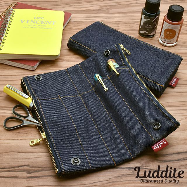 【11/30は最大P5倍!】 即日発送 Luddite ラダイト デニム ベンディペンケース 岡山デニム(リジット)LDD-BNPN-100 万年筆 プレゼント...