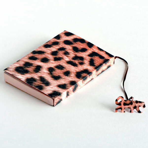 ブックカバー マルモ印刷 リアルフェイク ブックジャケット BJ-LE ヒョウ 冬ギフト クリスマス