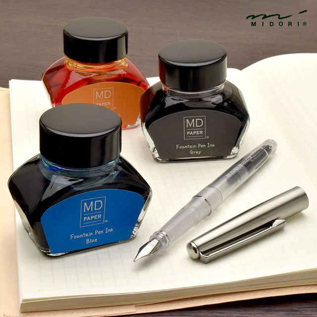 即日発送 万年筆 インク ミドリ 限定品 万年筆 MD万年筆 ボトルインク付 MIDORI 万年筆セット 万年筆インク インクセット 万年筆 プレゼント 男性 ...