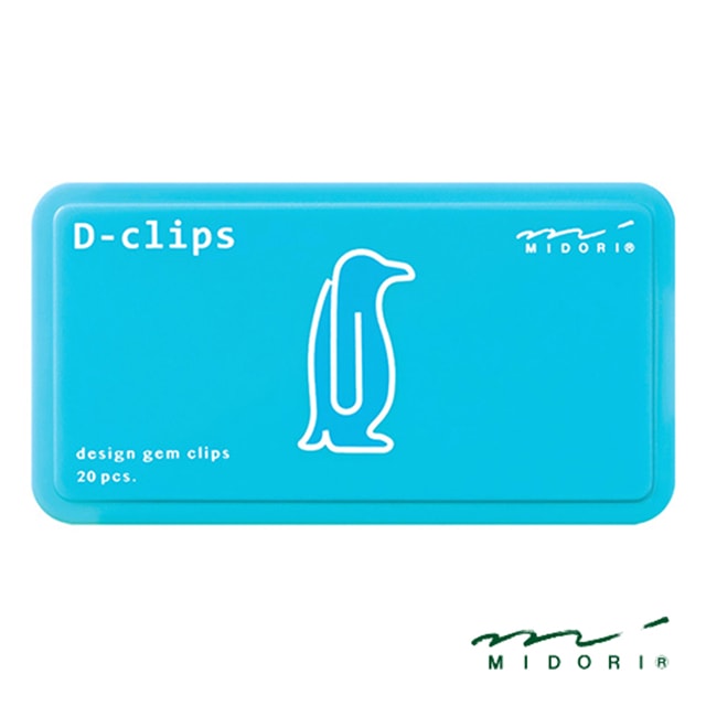 【11/30は最大P5倍!】 ミドリ ディークリップス ペンギン柄A 43392 MIDORI クリップ 動物 penguin かわいい 海のいきもの 水族館 ...