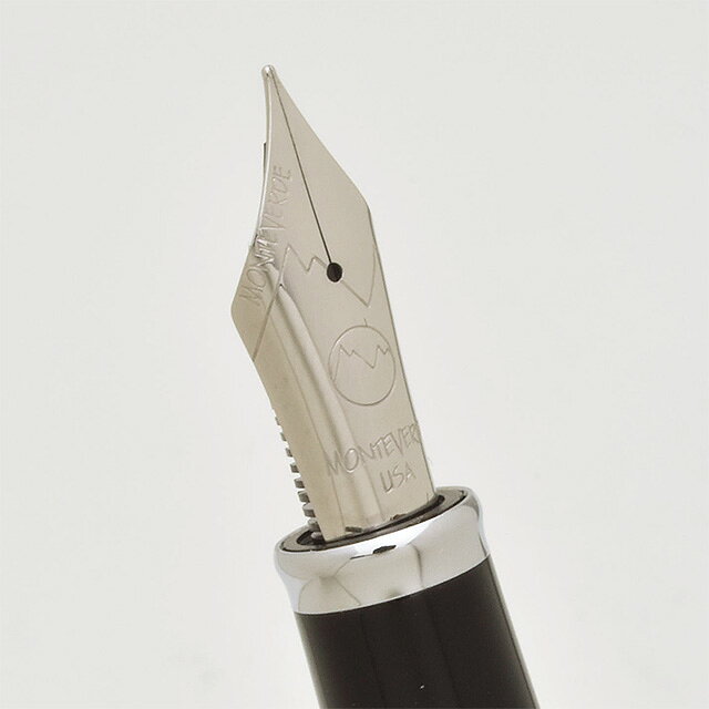 モンテベルデ 万年筆 プリマコレクション ブラック＆ホワイト 1919407 夏ギフト penroom-10047690 ペンハウス 万年筆・ボールペン サンプル画像2