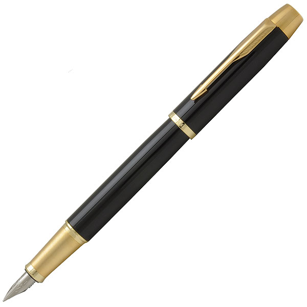 パーカー 万年筆 IM ラックブラックGT 142132 PARKER パーカー万年筆 名入れ 高級感 プレゼント 万年筆デビュー エントリーモデル 迷ったらこれがおすすめ ベーシック おまけつき 男性 女性 夏ギフト penroom-10038922 ペンハウス 万年筆・ボールペン サンプル画像3