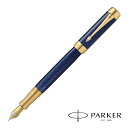 パーカー 万年筆 デュオフォールド プレステージ ブルーシェブロンGT センテニアル PARKER