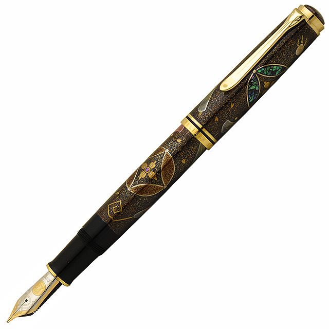 ペリカン ペリカン 万年筆 限定品 研出高蒔絵 七宝 しっぽう PELIKAN