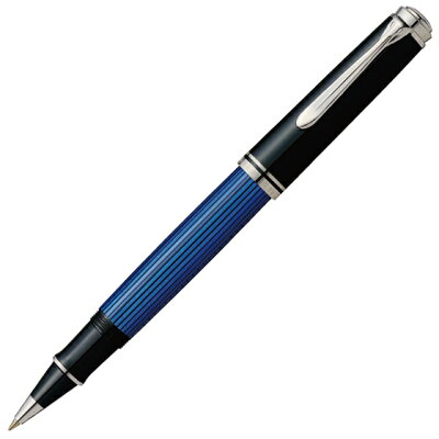 ローラーボール ペリカン 名入れ スーベレーン R805 ブルーストライプ【替芯サービス特典付き!】 PELIKAN 名前入り 1本から 名前入りボールペンプレゼント 男性 高級ボールペン 水性 ボールペン ブルー縞 ブランド ギフト 誕生日 誕生日プレゼント クリスマス