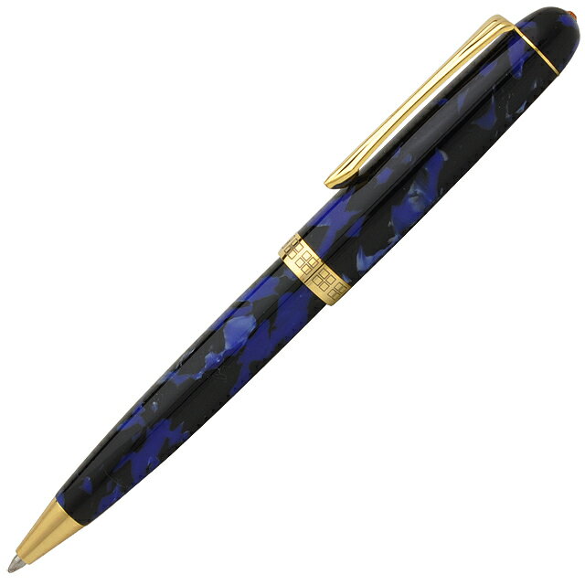 【11/30は最大P5倍!】 即日発送 ボールペン 名入れ Pent〈ペント〉 by 大西製作所 アセテート オーバルモデル ラピスラズリ ボールペン プレゼン...