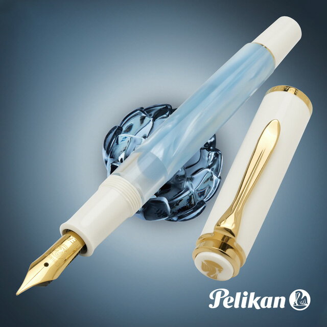 【5/20は最大P5倍！】【あす楽】ペリカン 万年筆 特別生産品 クラシック M200 パステルブルー Pelikan