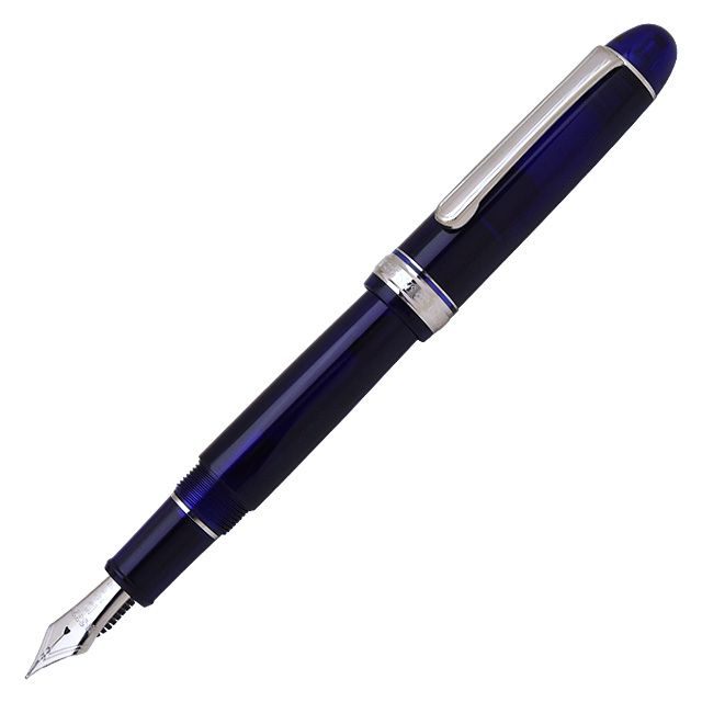 プラチナ万年筆 万年筆 ＃3776 センチュリー ロジウム シャルトルブルー PNB-18000CR#51 PLATINUM CENTURY プラチナ 名入れ プレゼント 高級 男性 女性 夏ギフト penroom-10040676 ペンハウス 万年筆・ボールペン サンプル画像2