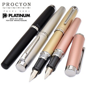 万年筆 名入れ プラチナ万年筆 万年筆 プロシオン ラスター PNS-8000 PLATINUM 新品 名入り 名前入り 1本から プレゼント 男性 女性 高級万年筆 高級 ギフト 誕生日 誕生日プレゼント 敬老の日 ブランド メーカー