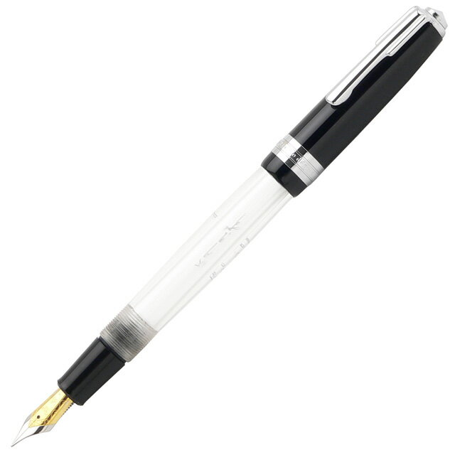 【11/30は最大P5倍!】 万年筆 名入れ レシーフ 万年筆 クリスタル ブラック 冬ギフト クリスマス