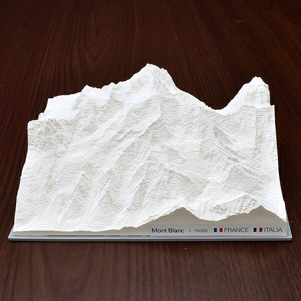 【あす楽】レリオラマ モンブラン MONTBLANC スイス製精密山岳模型 6100 ホワイト