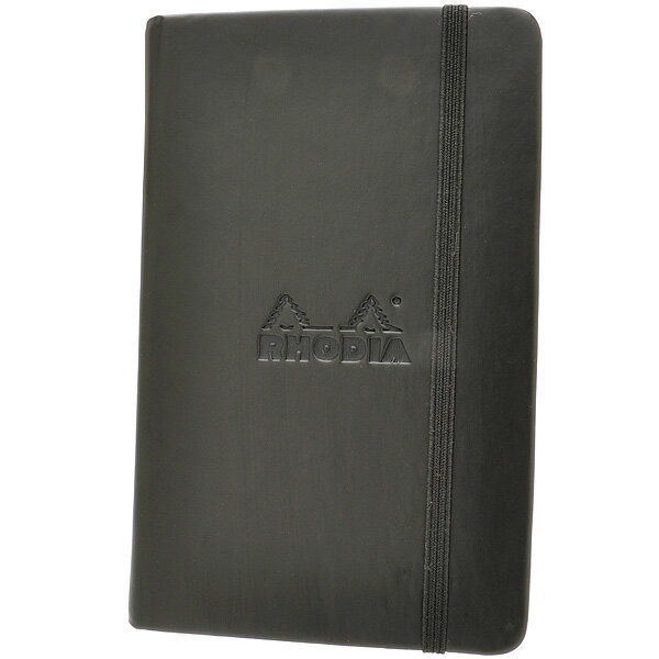 ロディア A6サイズ ウェブcf118069 ブラック 横罫 冬ギフト クリスマス