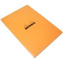 ロディア 単品 ブロックロディア No.18 オレンジ 5mm方眼