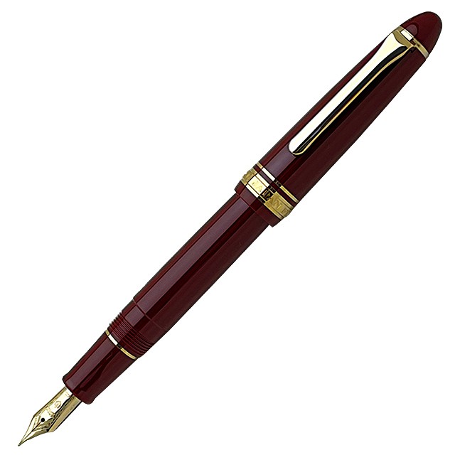 セーラー万年筆 万年筆 プロフィット カジュアル ゴールドトリム レッド 11-0570- 【ペン先：Z/MS】プレゼント SAILOR 名入れ 高級 プレゼント PROFIT 男性 女性 夏ギフト penroom-10055026 ペンハウス 万年筆・ボールペン サンプル画像3
