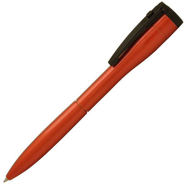 印鑑付きボールペン シヤチハタ ネームペン 名入れ 既製 キャップレス エクセレント TKS-UXC3 オレンジ