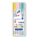 ステッドラー ファインライナー トリプラス 334 SB6CS1 パステルカラー 6色セット 35871 STAEDTLER プレゼント 男性 女性 誕生日