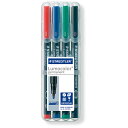 ステッドラー ルモカラーペン 太書きB 314WP4 4色セット STAEDTLER プレゼント 男性 女性 誕生日