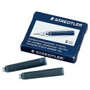 万年筆 インク STAEDTLER ステッドラー プレミアム カートリッジインク 6本入り 480-