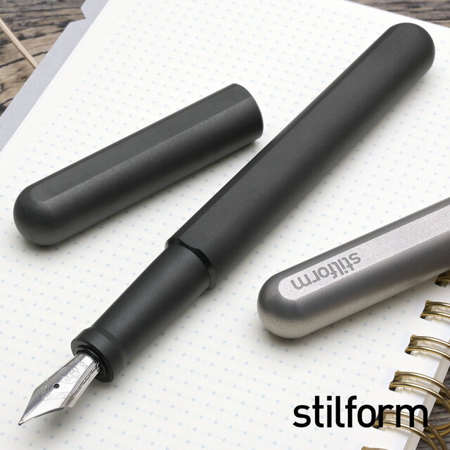 【5/25は最大P5倍！】スティルフォーム 万年筆 INK Titannium DLC stilform チタニウム チタン
