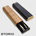 【11/30は最大P5倍!】 ペンケース STORIO ストーリオ 万年筆ケース 2本差し PC2P01- 日本製 ペンケース万年筆 冬ギフト クリスマス