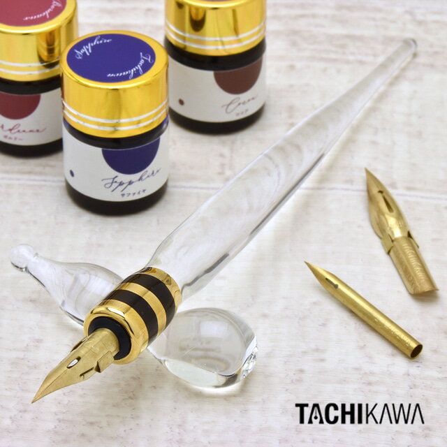 【あす楽】タチカワ つけペン プレミアムセット クリスタル PSCR01 立川ピン