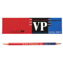 トンボ鉛筆 鉛筆 赤青鉛筆 8900-VP(朱藍)1ダース