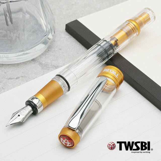 【5/15は最大P5倍！】ツイスビー 万年筆 ダイヤモンド580 ALR サンセットイエロー TWSBI