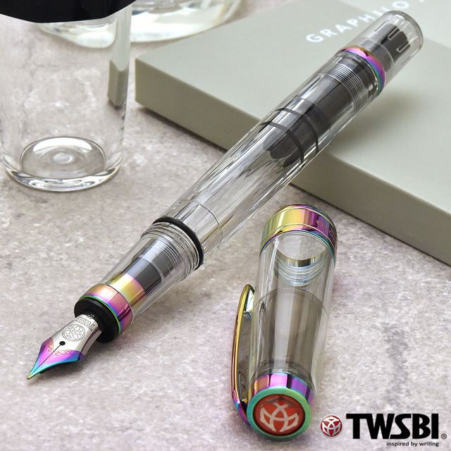 【11/30は最大P5倍!】 即日発送 TWSBI ツイスビー 万年筆 ダイヤモンド580 アイリス 透明軸 万年筆プレゼント 男性 女性 誕生日 人気 退職祝...