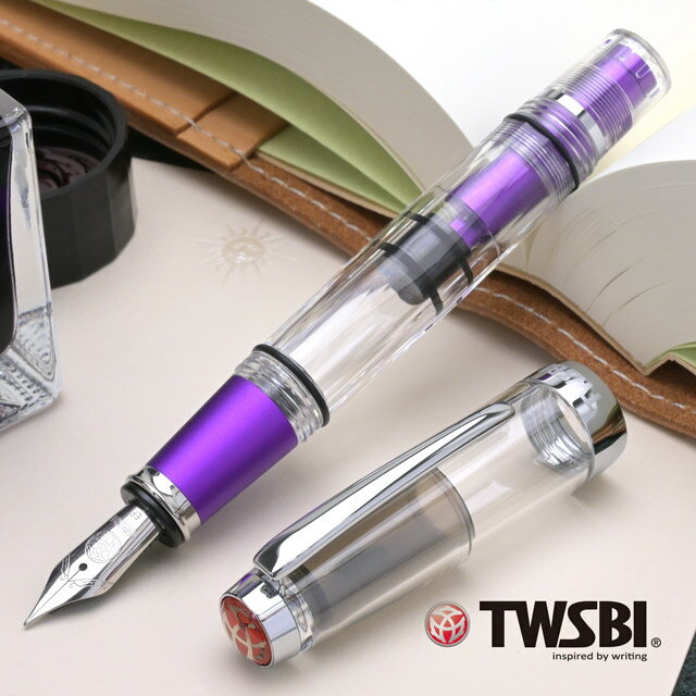 【5/15は最大P5倍！】ツイスビー 万年筆 ダイヤモンド mini AL グレープ TWSBI