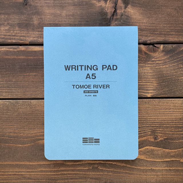 山本紙業 ノートパッド WRITING PAD A5 / TOMOE RIVER MPA5-001 トモエリバー 無地ノート