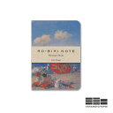 即日発送 ノート 山本紙業 RO-BIKI NOTE MUSEUM SERIES SEASIDE GA046 ちいさいノート