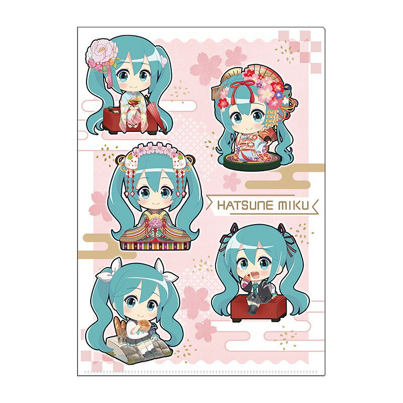 ポイント UP 期間限定 ×× シングル クリアファイル 初音ミク ミニキャラピンク 115978 クラックス CRUX